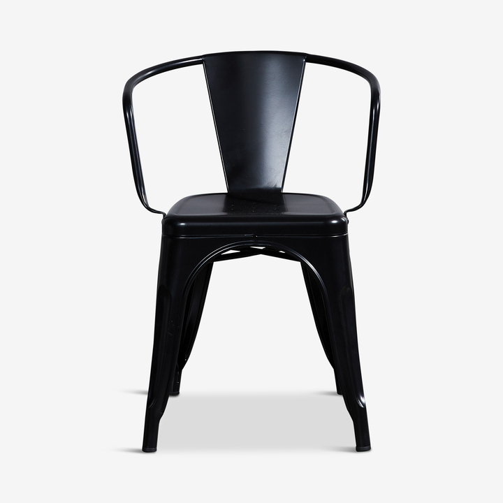 Trattoria Arm Chair, Black