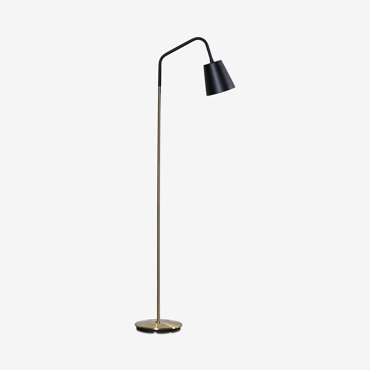 Crane Floor Lamp, Brass